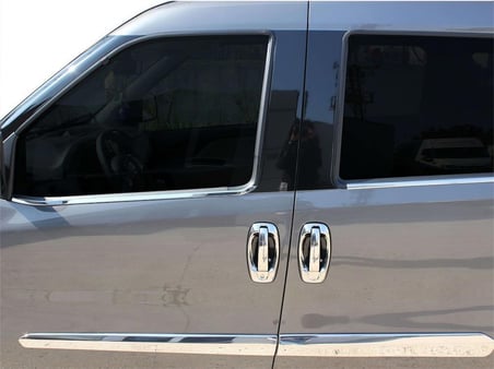 Opel Combo D Cam Çıtası 4 Prç  Krom 2012 Ve Sonrası